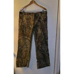 Russell Outdoors Camo Pants Women's XL 12/14 Hunter Real Tree Pink Interior